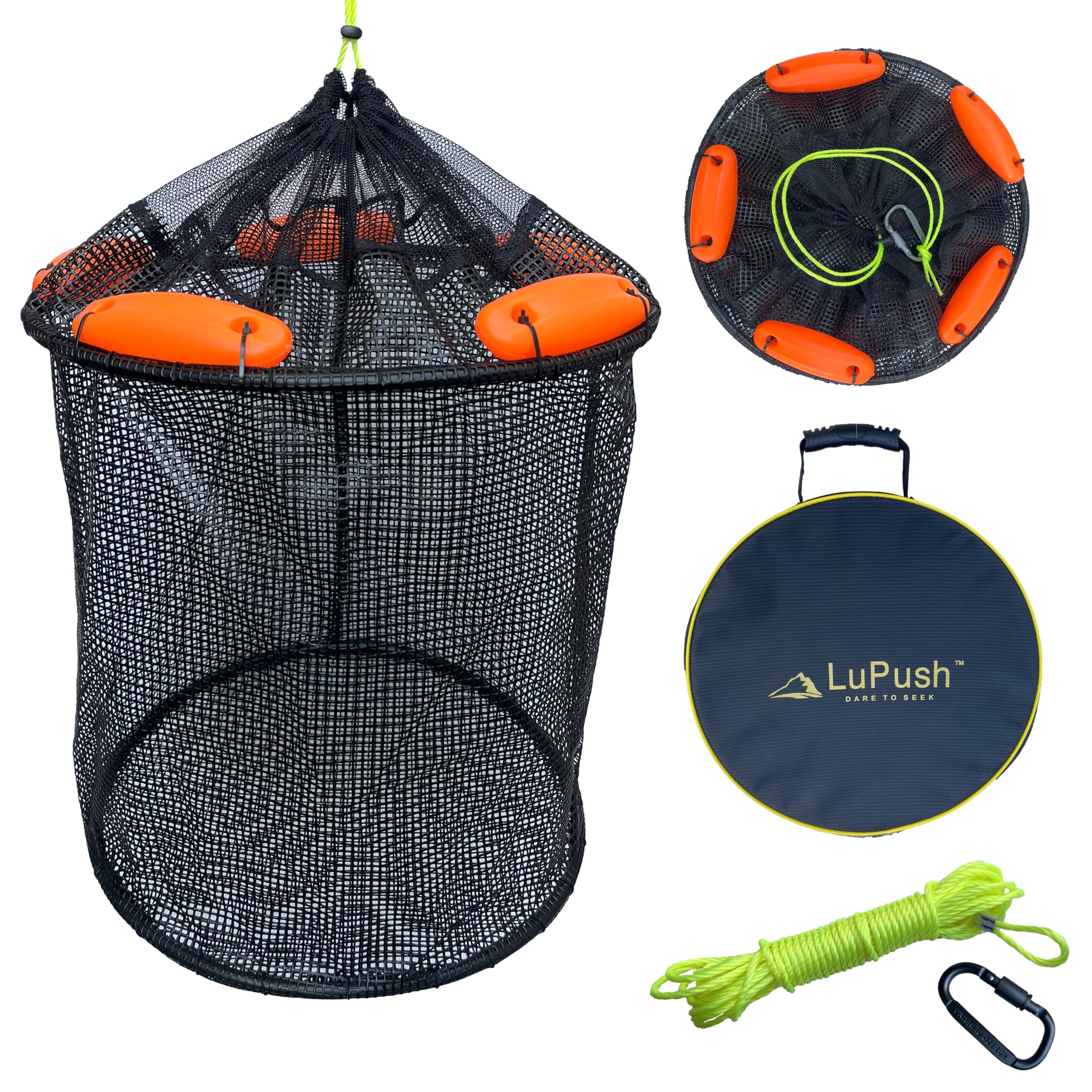 Floating Fish Basket with breathable mesh for live fish
