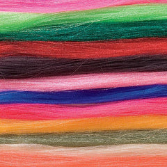 Fluoro Fibre hot pink fly tying material boosts underwater visibility for patterns