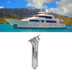 Flush mount rod holder at 30-degree angle