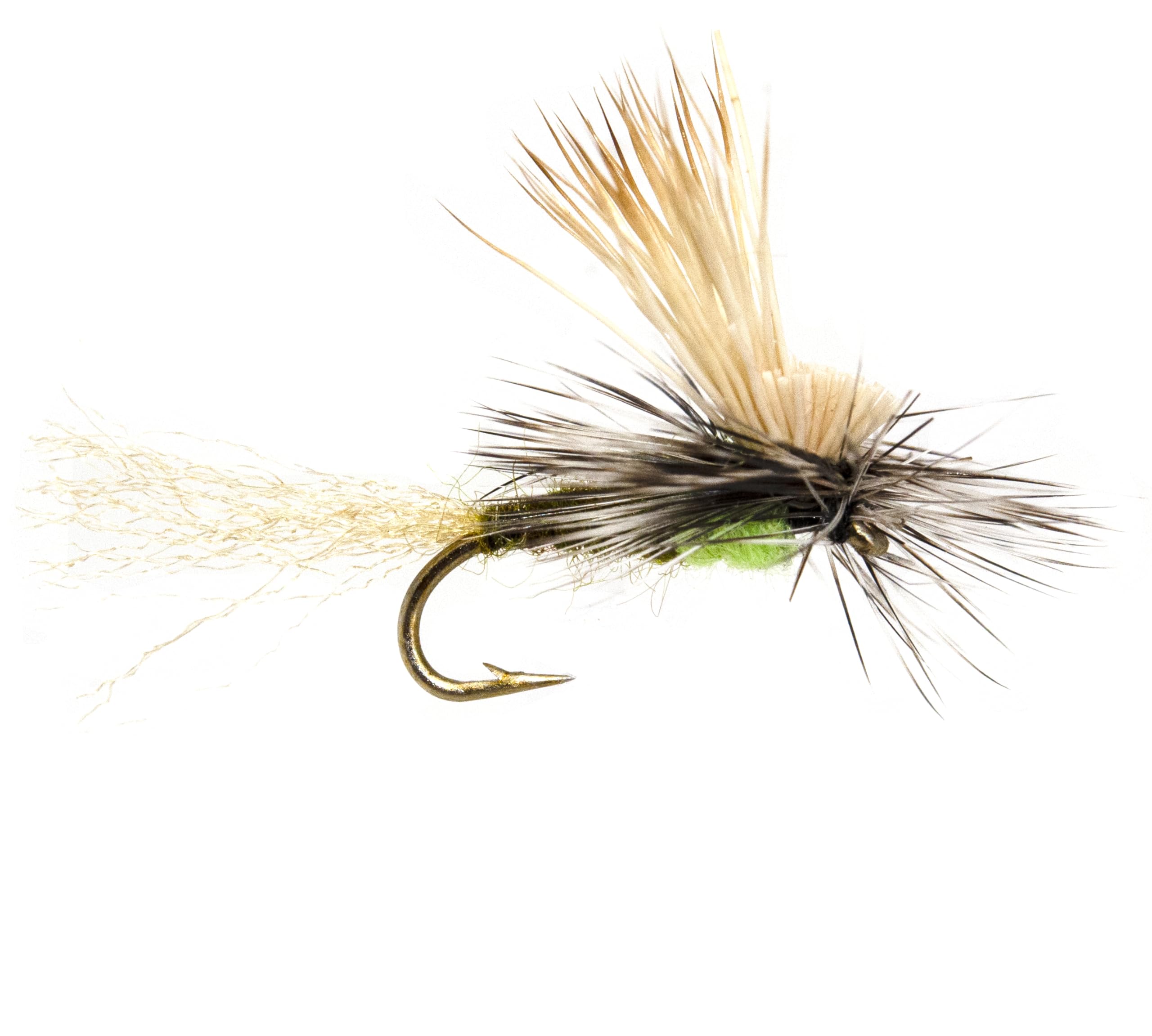 Caddis and hopper lures included in the assortment