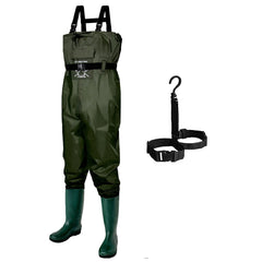 fly fishing hero chest waders with integrated boots keep you dry on long trips