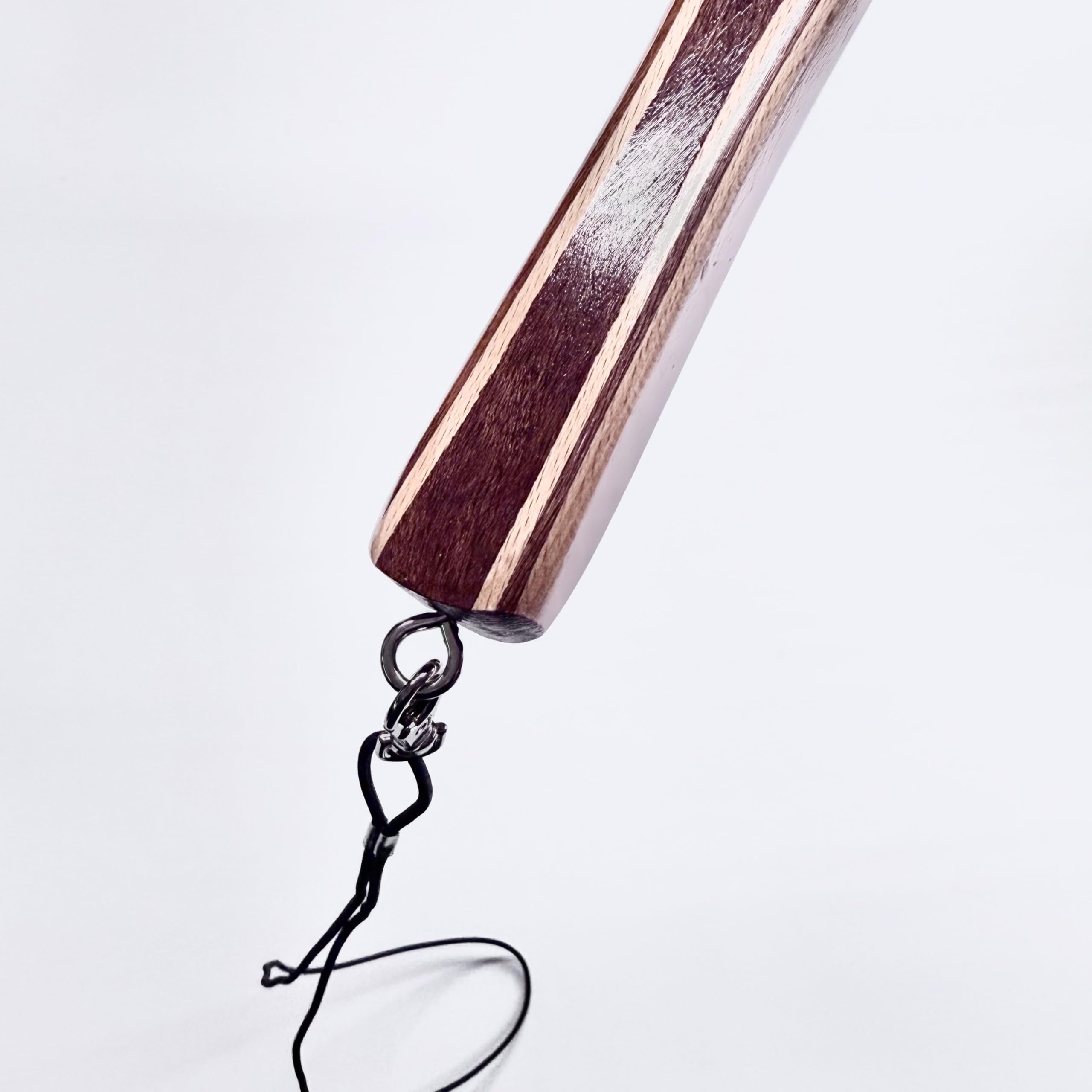 Angler holding the landing net on a river