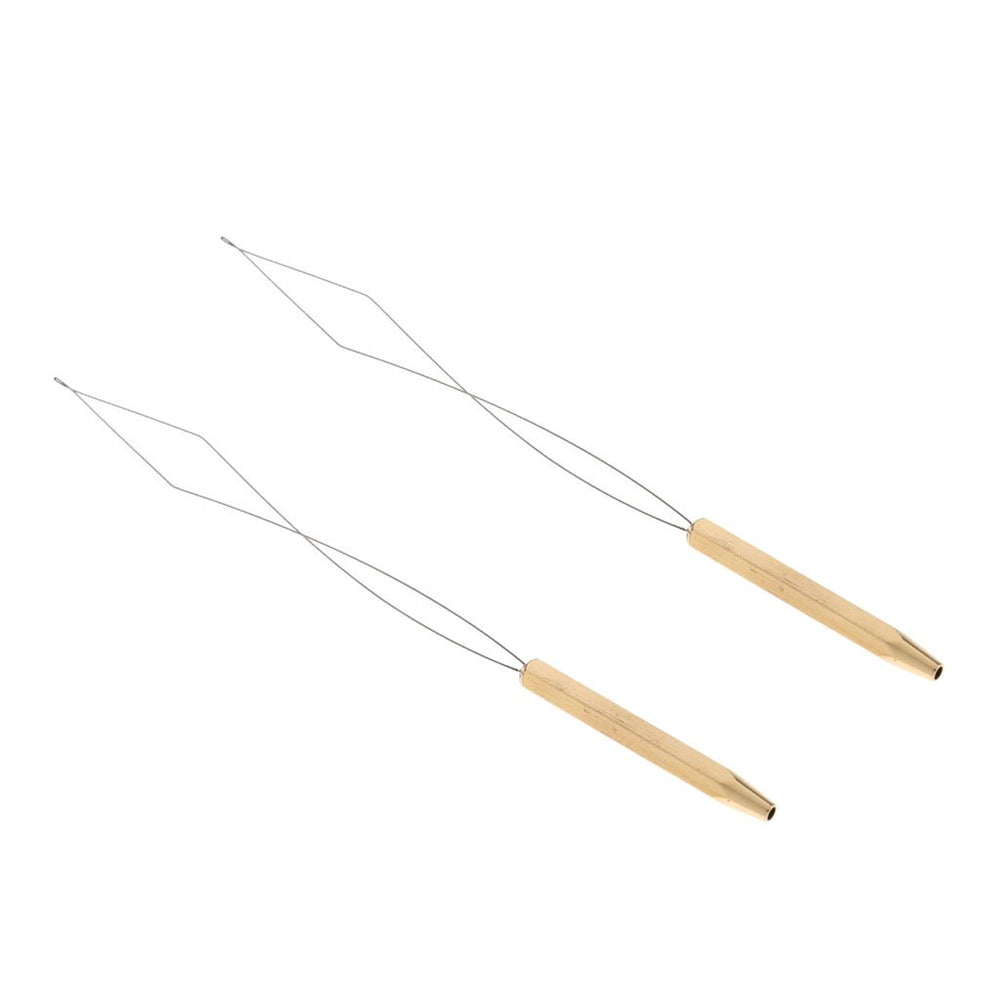 Fly Tying Bobbin Threader large-bobbins compatibility demonstrated for versatile tying