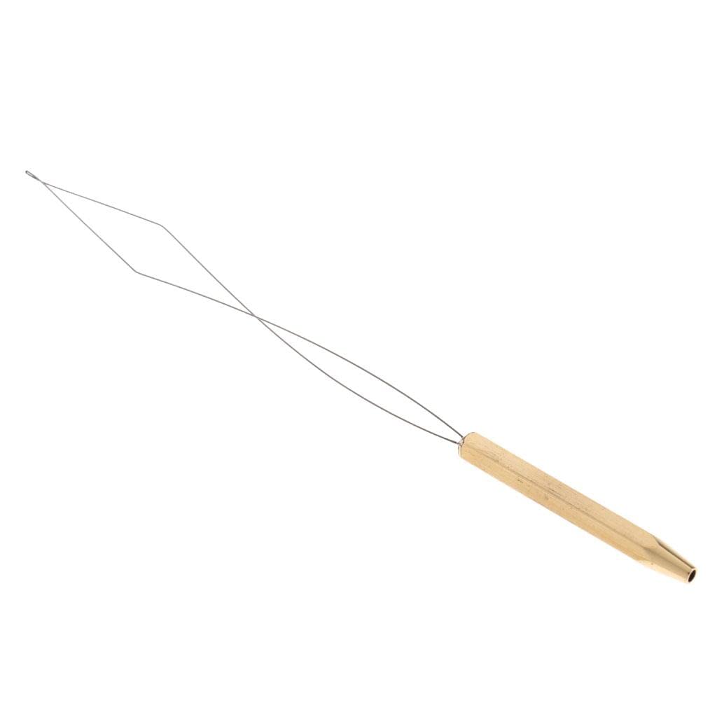 Fly Tying Bobbin Threader stainless steel brass construction ensures durability