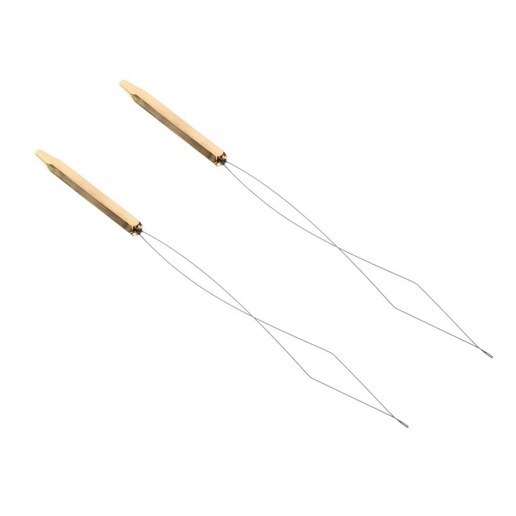 Fly Tying Bobbin Threader side view reveals compact form