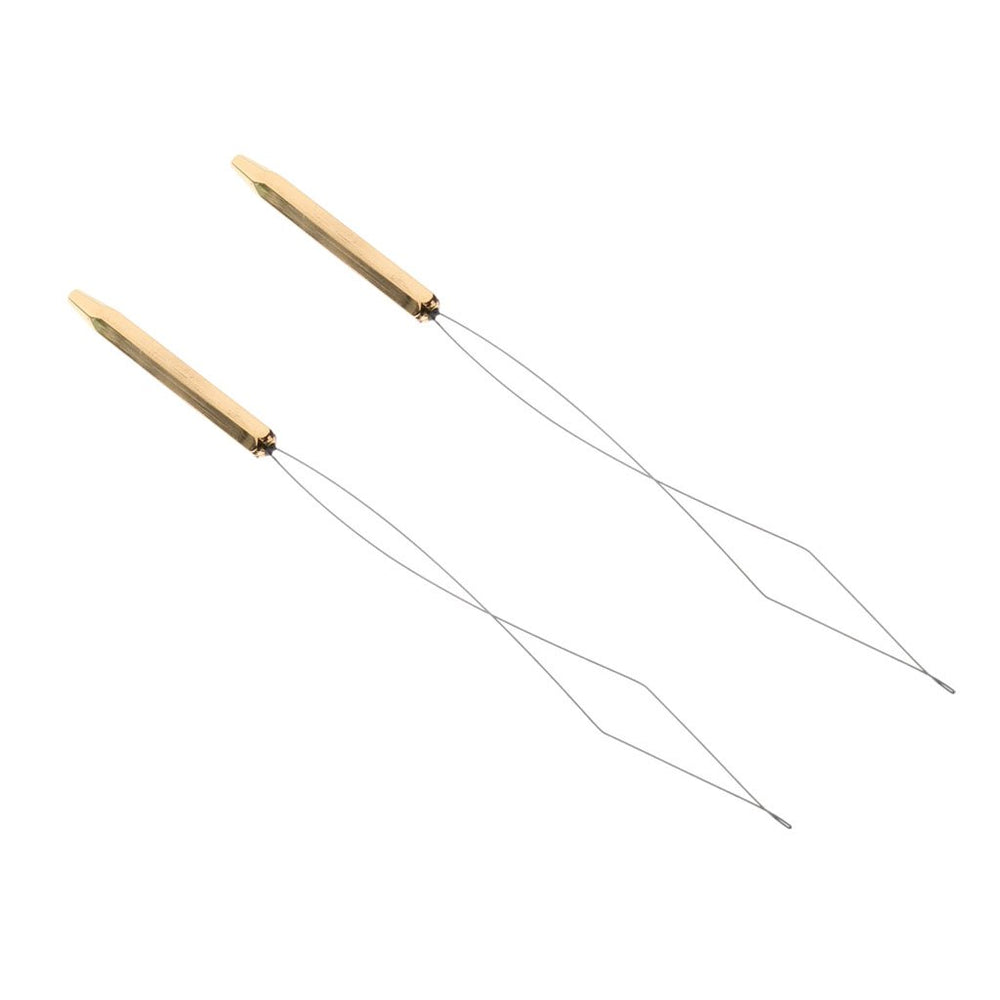 Fly Tying Bobbin Threader side view reveals compact form