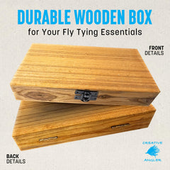 Fly tying bobbin for smooth thread control