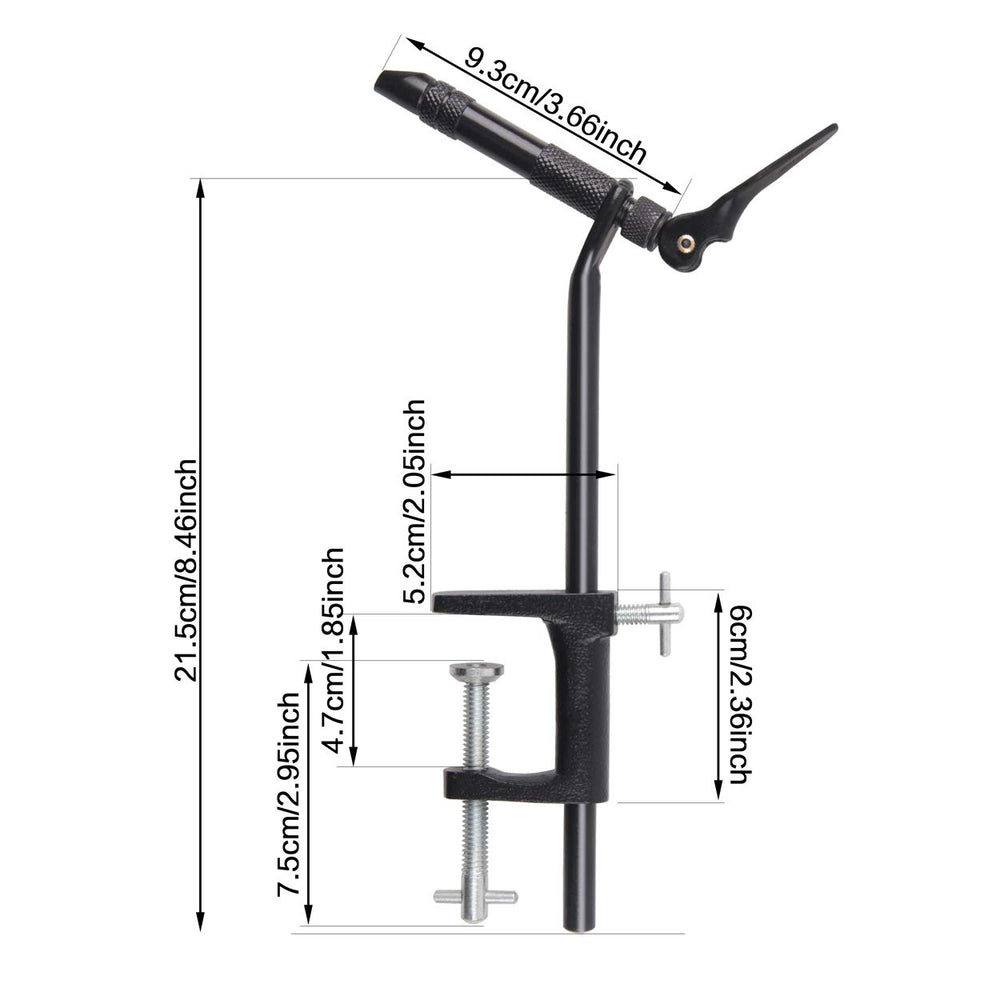 Close-up of stainless steel and brass jaws gripping hooks