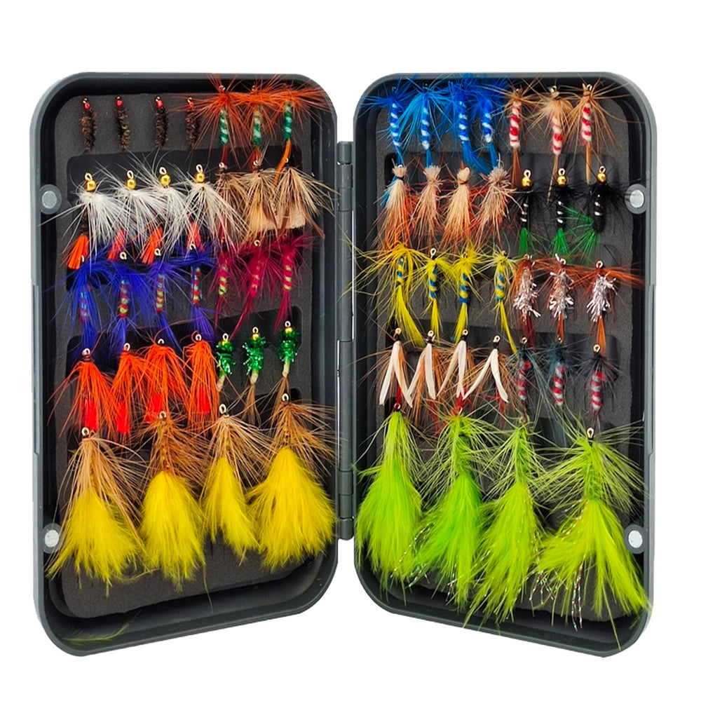 Popular versatile fly patterns and sharp hidden hooks