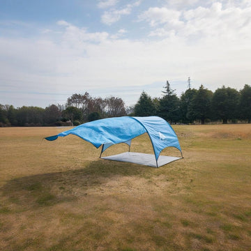 Flycoop Beach Tent blue color suitable for family outdoor days.