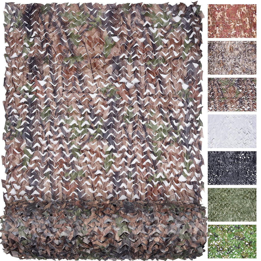 FLYEGO camo netting provides 3m by 6m coverage for flexible concealment.
