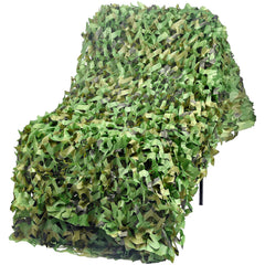 FLYEGO camo netting car cover application protects vehicles with rugged camouflage.