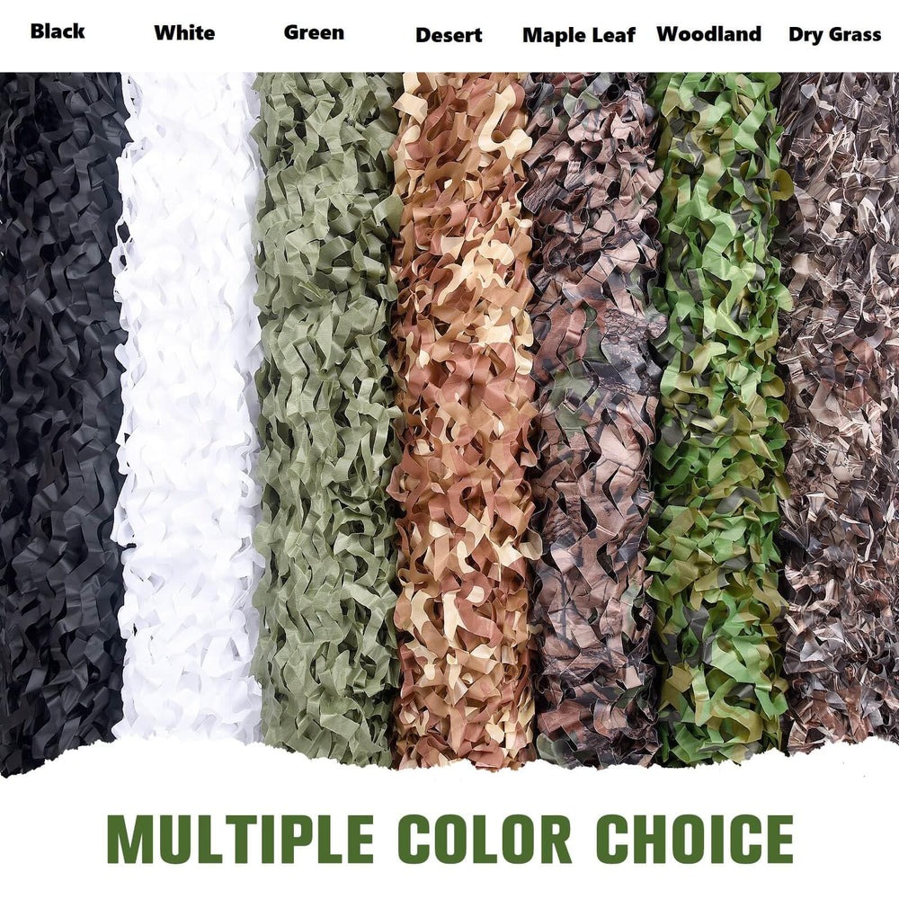 FLYEGO camo netting folds compactly for easy storage and on-the-go camouflage.