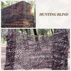 FLYEGO camo netting lightweight waterproof fabric is easy to carry on trips.