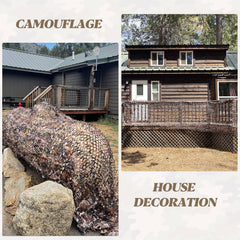 FLYEGO camo netting provides sunshade and outdoor privacy during camping and picnics.