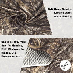 FLYEGO camo netting tear-resistant soft fabric for field use