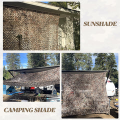 FLYEGO camo netting ventilated design lets wind pass through for comfort