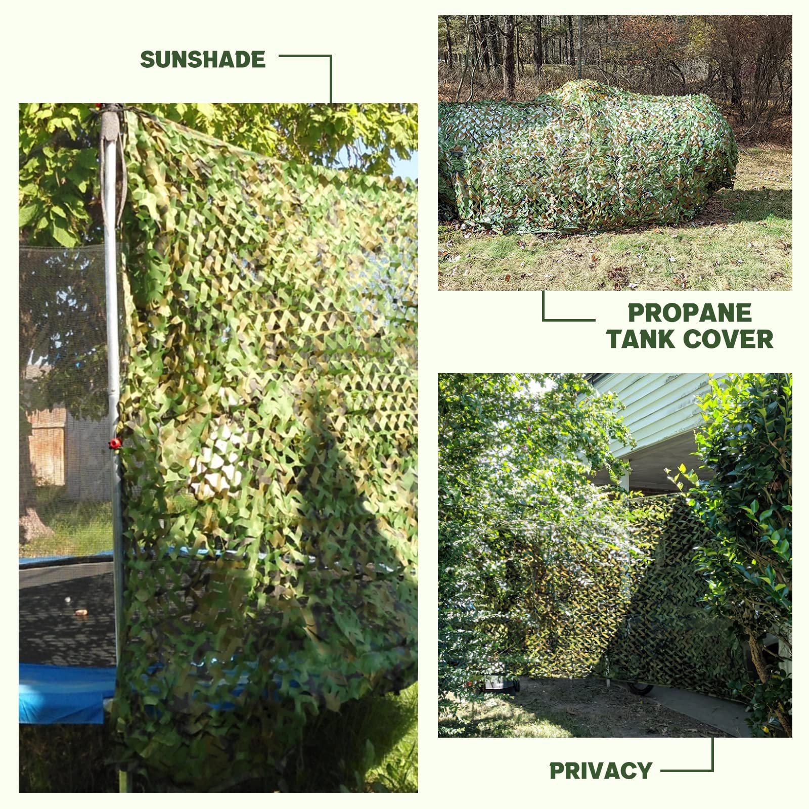 FlyEGO Gen 2 camo netting wind-through mesh preserves visibility without sacrificing concealment.