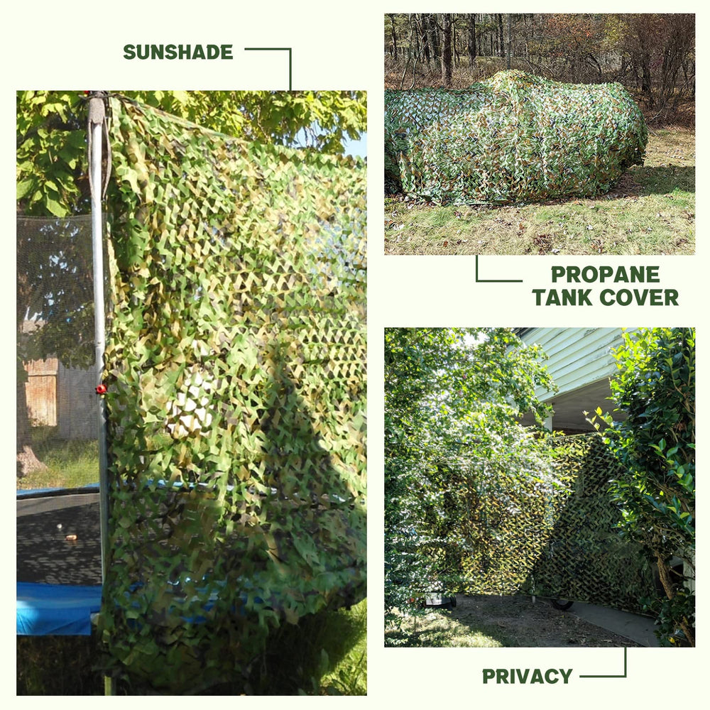 FlyEGO Gen 2 camo netting wind-through mesh preserves visibility without sacrificing concealment.