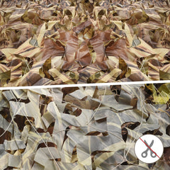FLYEGO GEN 2 camo netting hanging attachment setup for shade and coverage