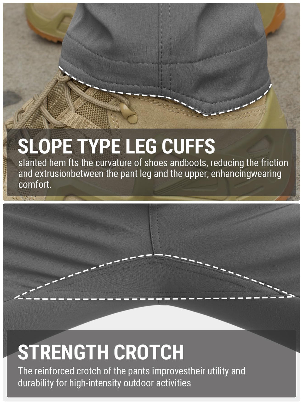 FLYFIREFLY rugged ripstop fabric resists abrasion for harsh outdoor tasks.