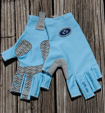 Flying Fisherman SunBandit Pro Series Bahama Blue easy-on-off tabs for quick changes.
