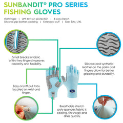 Flying Fisherman SunBandit Pro Series Bahama Blue UPF 50+ protection shields skin.