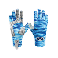 Flying Fisherman SunBandit Pro Series gloves palm padding for better grip.