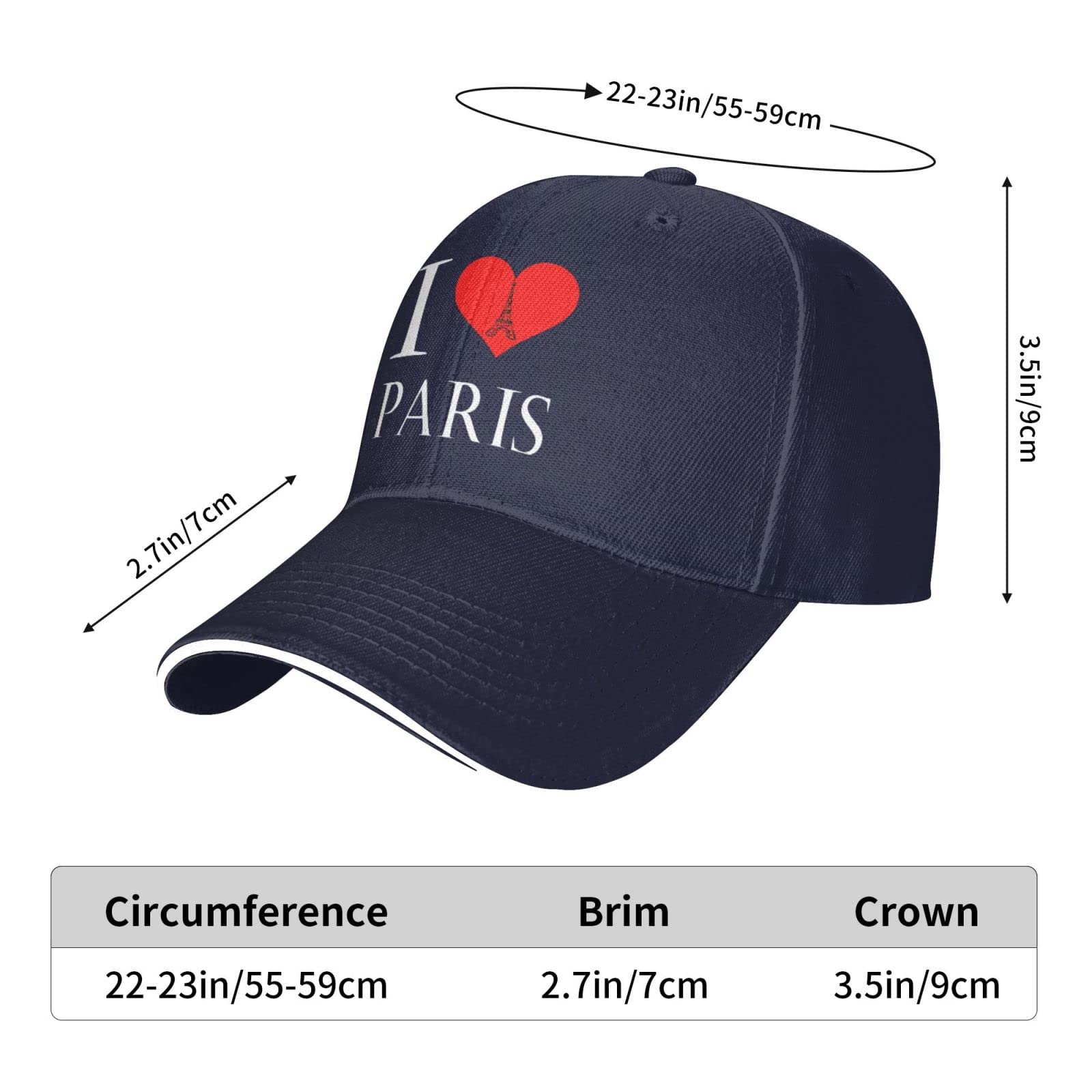 Flyjbs adjustable-back hat with 22-23 inch circumference for all-day comfort.