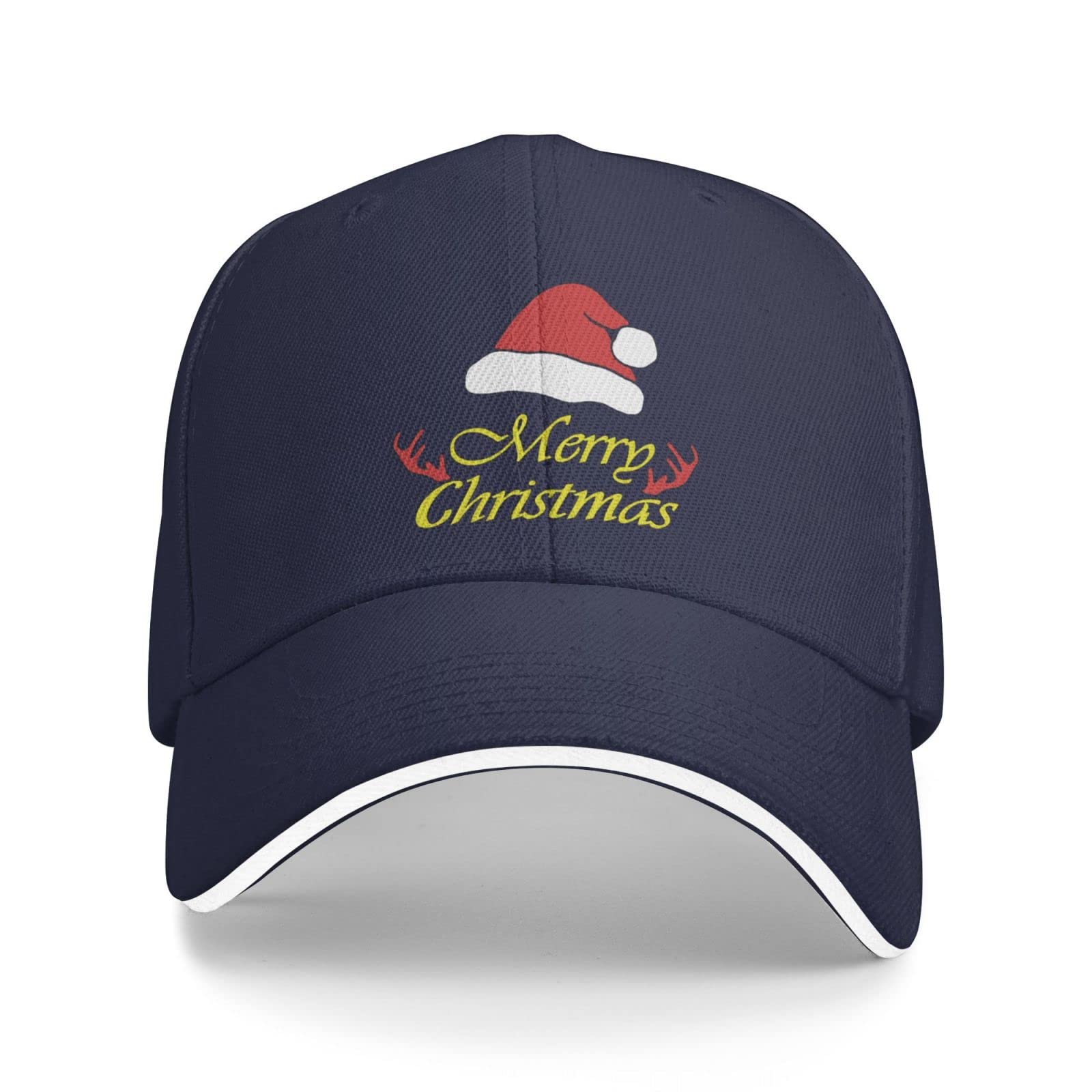 Flyjbs Merry Christmas navy cap highlights festive style for outdoor adventures.