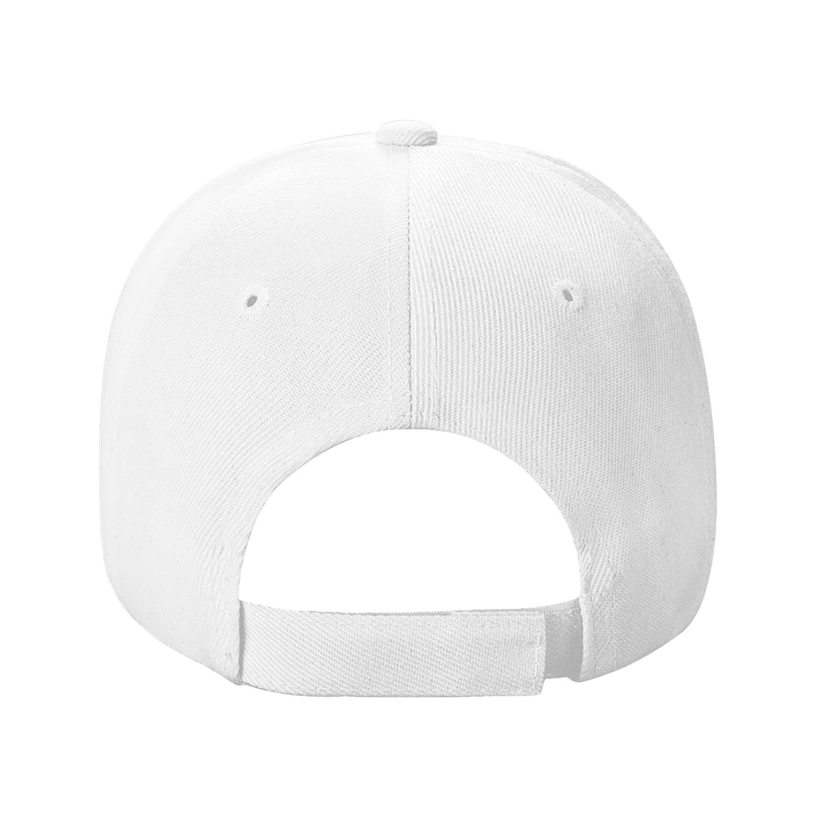 Flyjbs Merry Christmas cap back view showing adjustable strap for all head sizes.