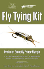 Flymen Evolution Stonefly Prince Nymph kit – complete tying set ideal for beginners