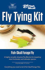 Flymen Fishing Company forage fly tying kit for freshwater fishing, beginner-friendly supplies