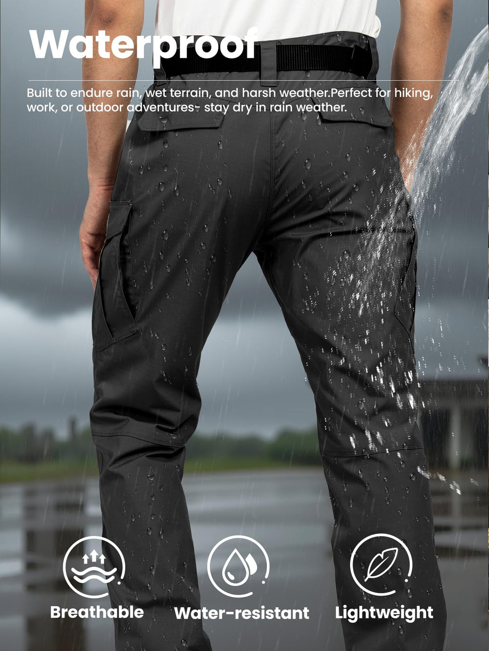 Flyplus tactical pants show eight pockets for organized tools and gear.