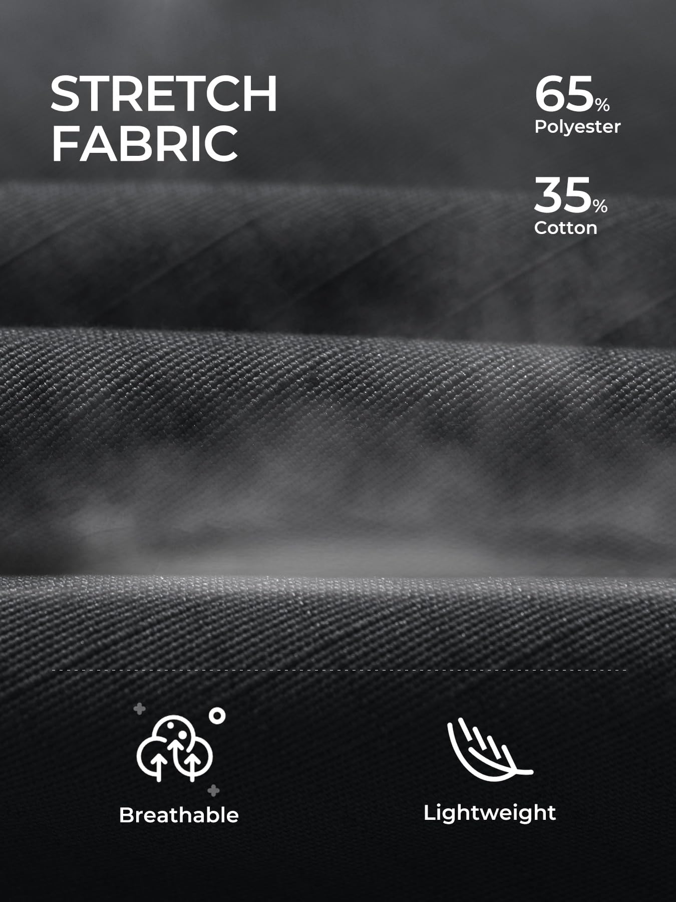 Flyplus elastic waistband with drawstring for secure, customizable fit