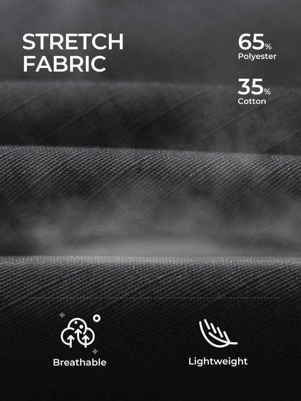 Flyplus elastic waistband with drawstring for secure, customizable fit