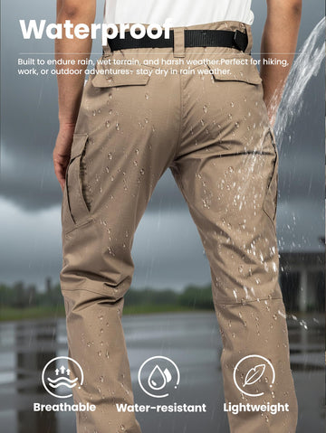 Flyplus tactical pants side pocket view highlights the eight-pocket design for gear organization.