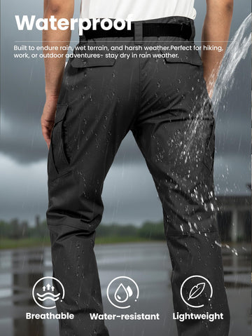 Flyplus Men’s Tactical Pants side pocket view highlighting organized storage