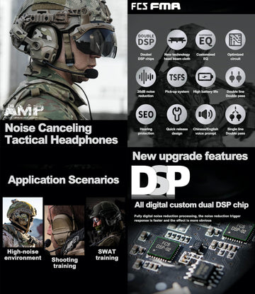 FMATAL GEAR 2025 AMP headset side view with quick-release switch