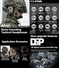 FMATAL GEAR 2025 AMP headset side view with quick-release switch