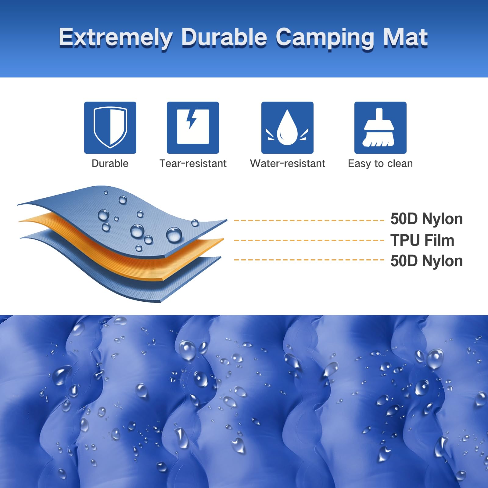 FNARMW portable design folds into a compact pack for backpacking and car trips.