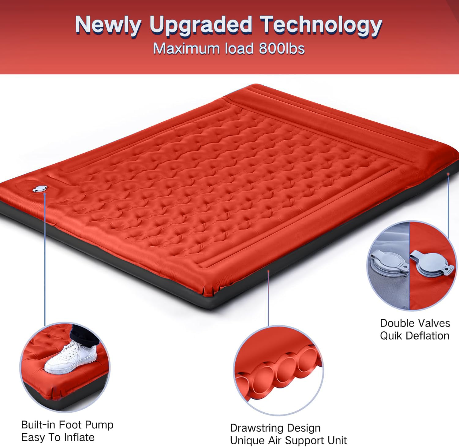FNARMW sleeping pad waterproof surface in damp ground setting