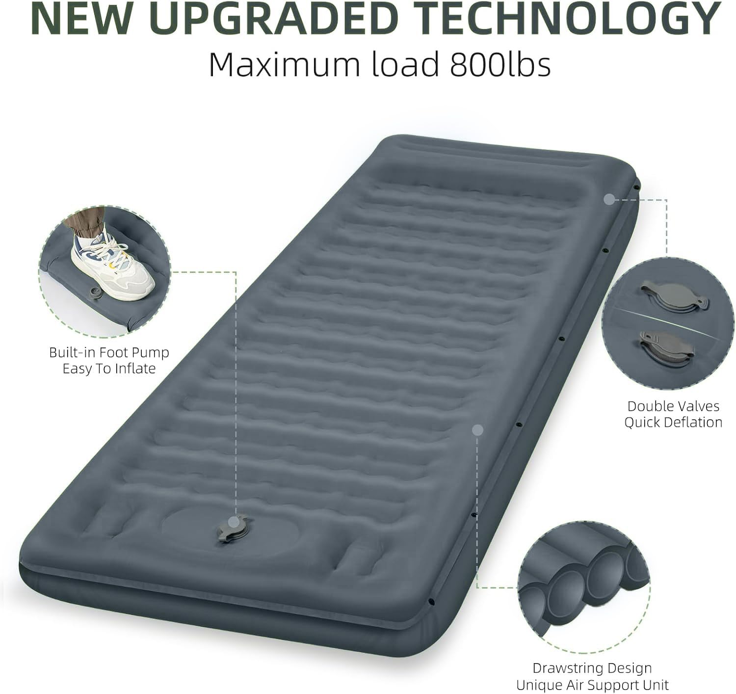 FNARMW ultra-compact sleeping pad folds into a lightweight backpack-ready size