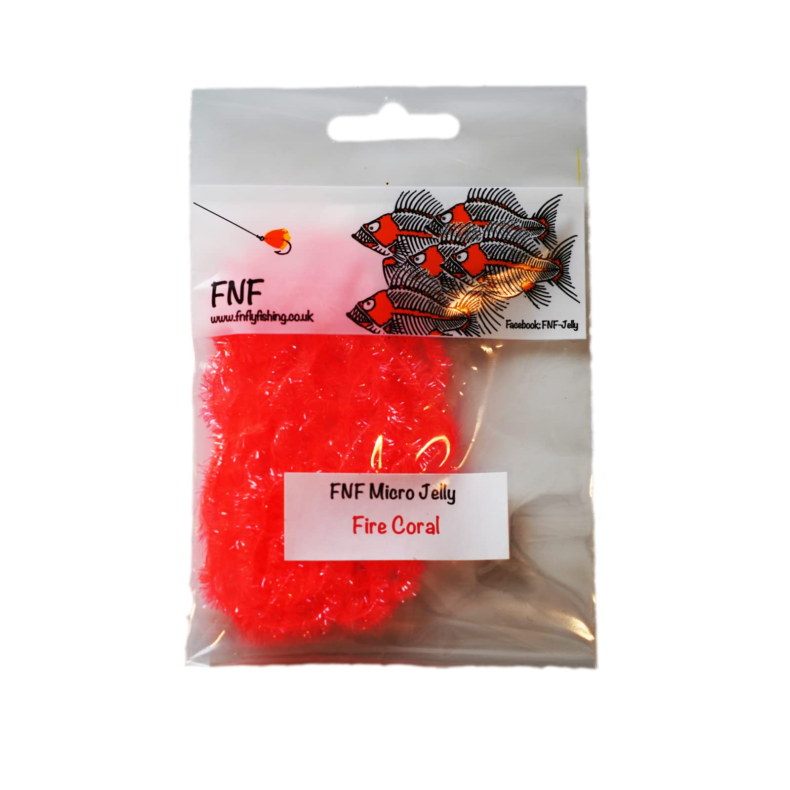 FNF Micro Jelly 6mm Fire Coral color designed for booby bodies and improved lure visibility