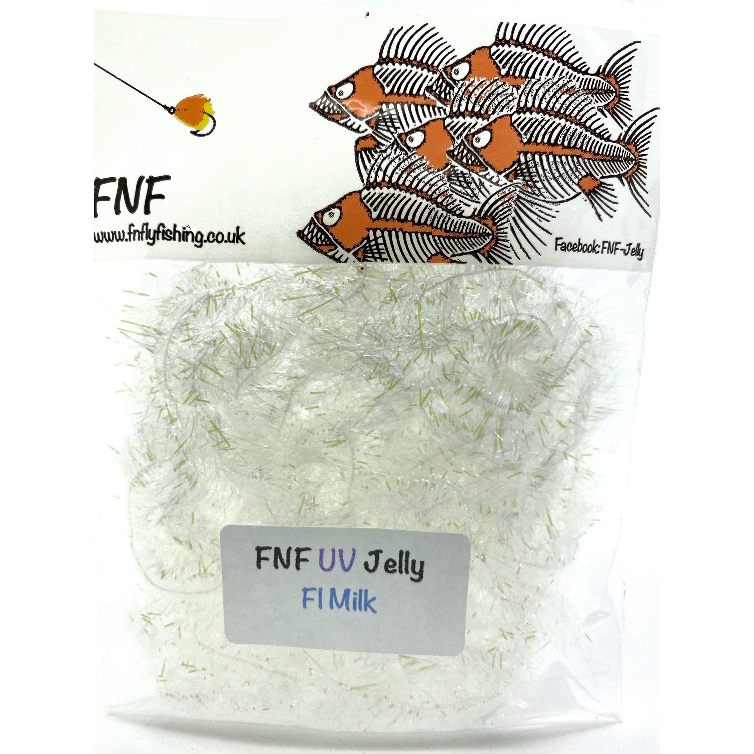 FNF UV Jelly 15mm Milk glows for night fishing and low-light use