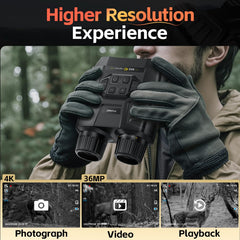 FNIRSI NVS40 night vision goggles in use for dusk-to-dark explorations