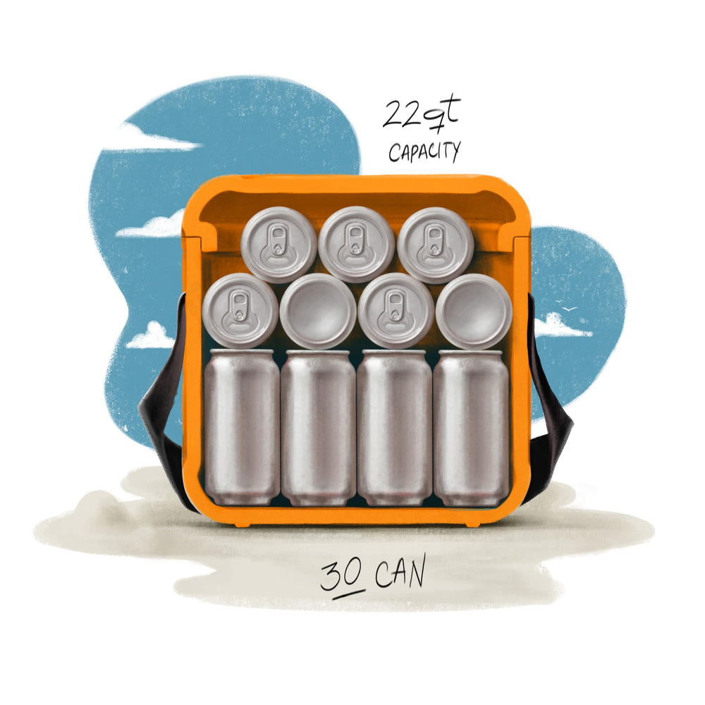 FOAM Hybrid EVA Day Cooler durable-foam texture conveys long-lasting performance in rugged environments.
