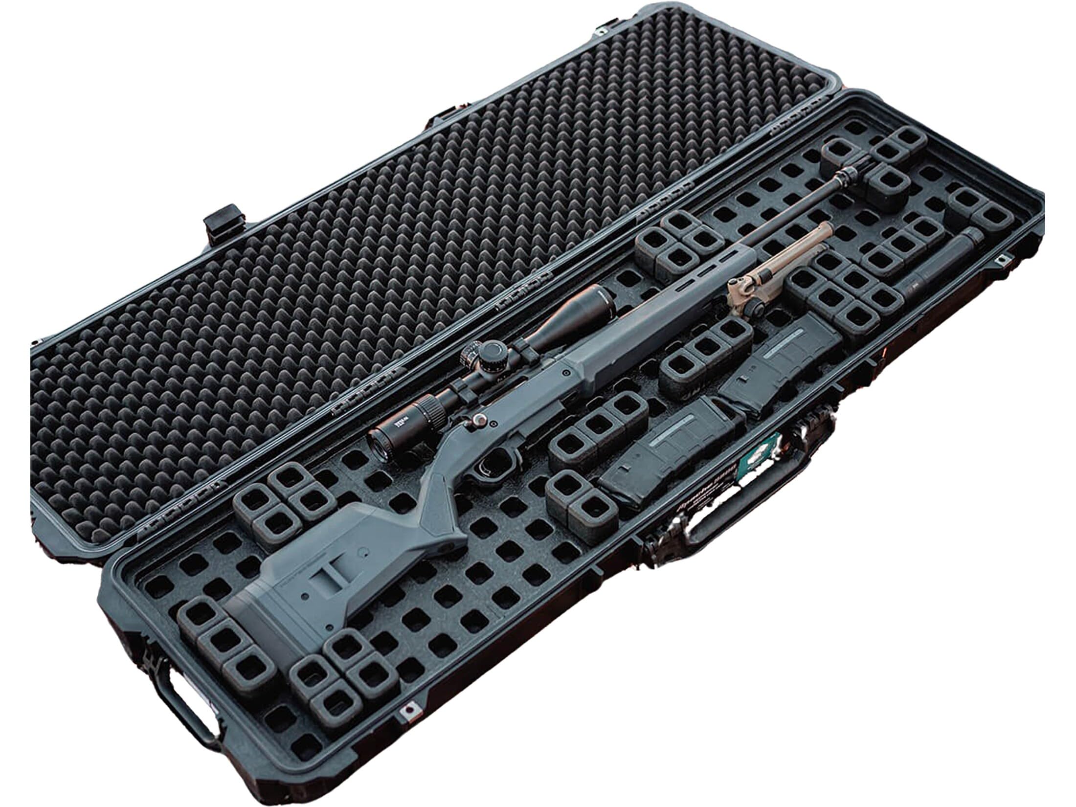 GRID foam insert resists liquids; clean with damp cloth