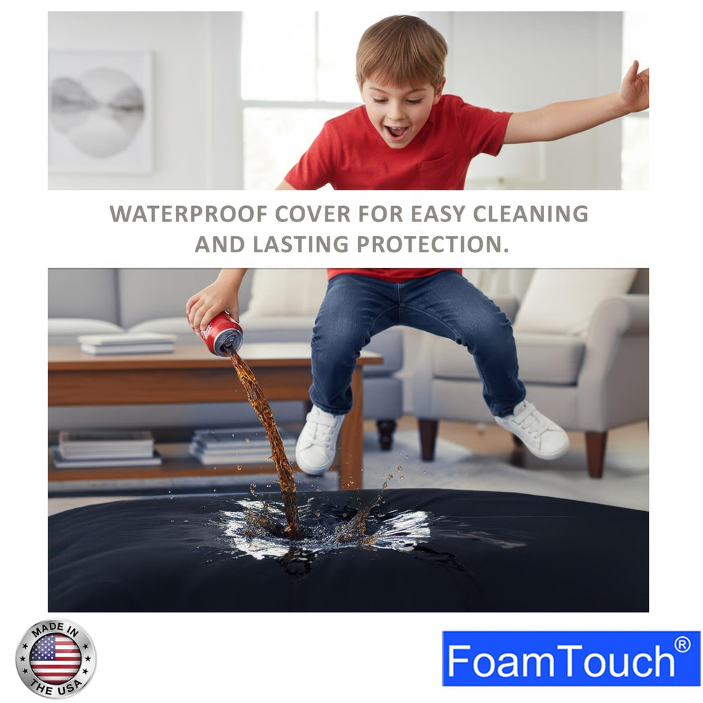 FoamTouch foam blocks setup demonstrates modular cores for flexible crash pad arrangements.