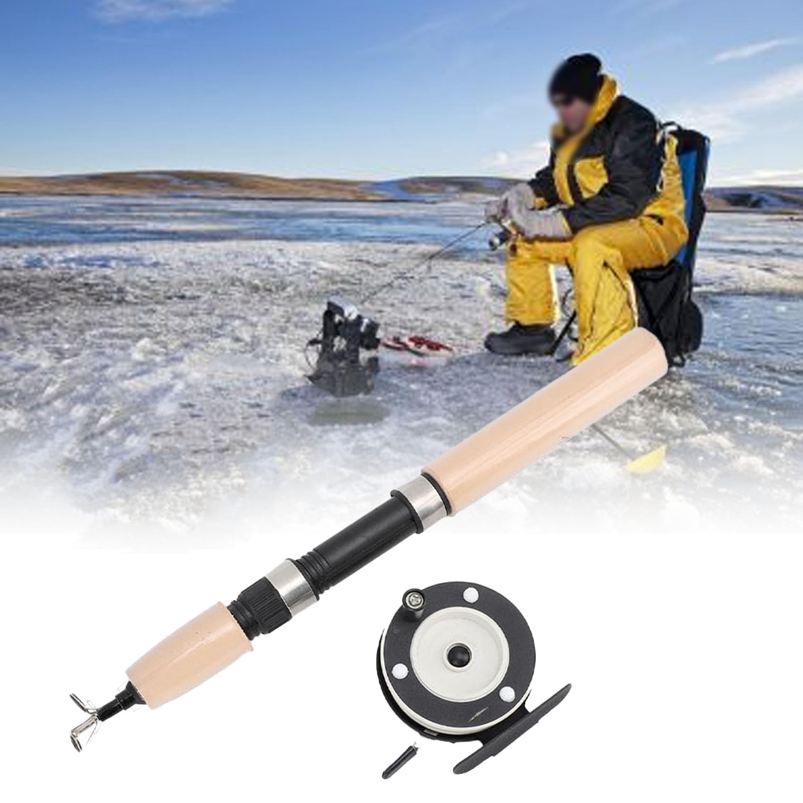 Fockety portable ice fishing set ready for gifting during winter.
